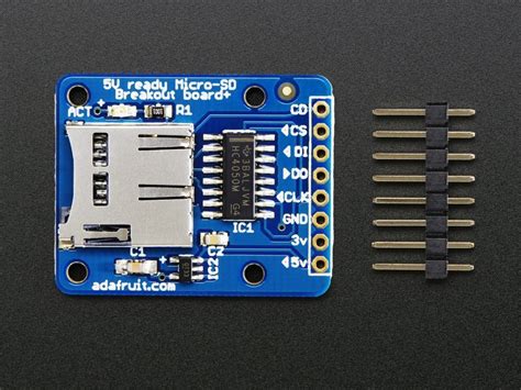 smart card breakout board|arduino sd card breakout.